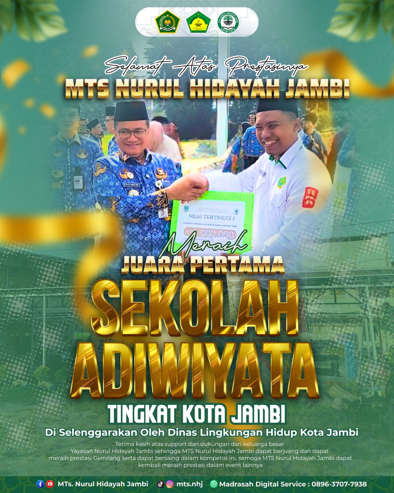 Juara Adiwiyata Tingkat Kota Jambi